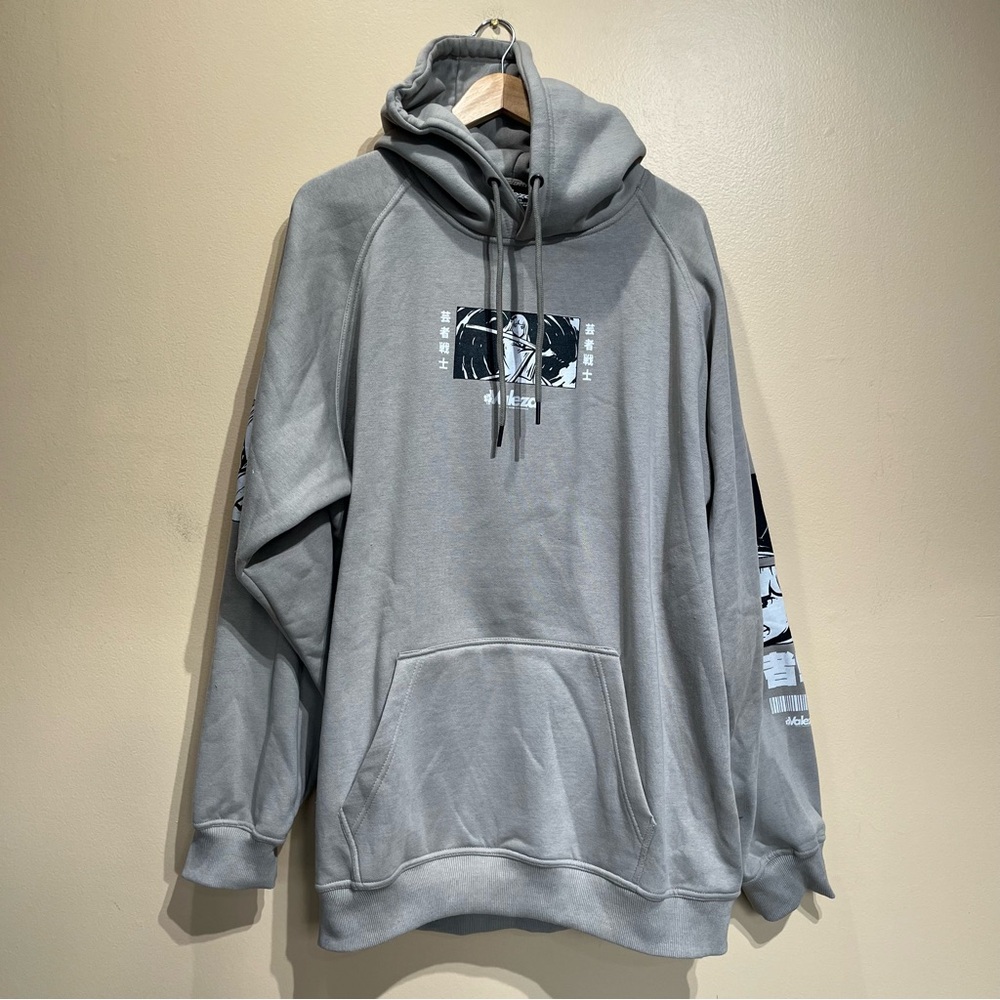 Valeza Men’s Anime Graphic Pullover Hoodie